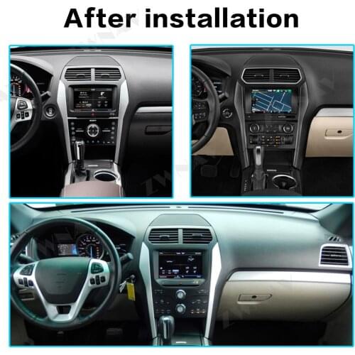 Tesla style Six core CPU PX6 Car Multimedia Player For Ford Explorer 2011+ Screen Audio radio upgrade Stereo autoradio GPS