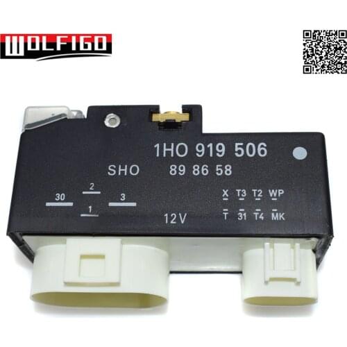 FOR VW PASSAT GOLF JETTA CORRADO FAN CONTROL UNIT RELAY MODULE 1H0 919 506, 1H0919506,1HO919506A,898659,1H0 919 506 A