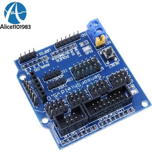 V5.0 5.0 Sensor Shield Expansion Board For Arduino IDE Electronic Building Blocks Robot Accessories Sensor Shield V5 5.0 Module