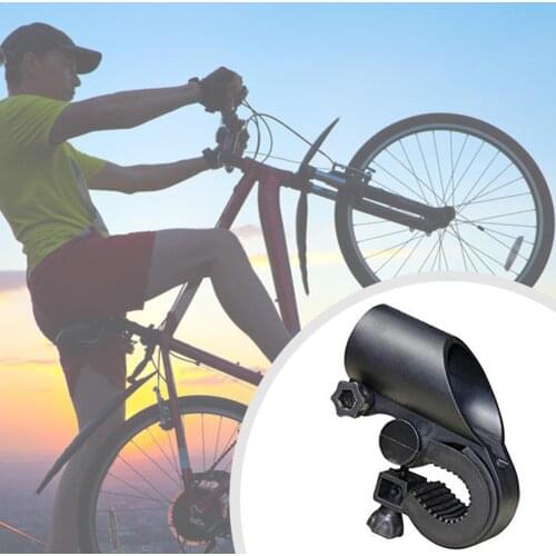 Bike Bicycle Flashlight Mount Holder Flashlight Clip Adjustable Clip Bicycle Light Holder Stand Holder Lamp X3X8