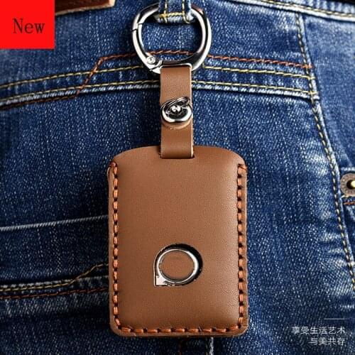 High-Quality Leather Car Smart Key Case Cover for Volvo S90 XC60 Xc40 XC90 S60l V40 2020 Car Accessories