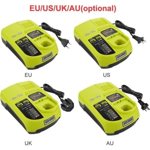 3A 12V 14.4V 18V For Ryobi P117 Rechargeable Battery Charger Battery Pack Power Tool Ni-Cd Ni-Mh Li-Ion P110, P111, P107,P108