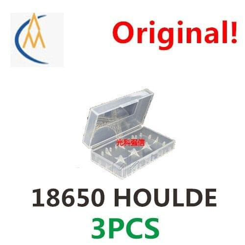 3PCS 18650 battery box can hold 2 section 18650 battery boxes, 16340, 14500 and heat-resistant