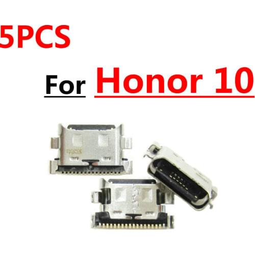 5pcs New Micro USB Plug Charging Port Connector Socket For Huawei Honor 10 9 Lite