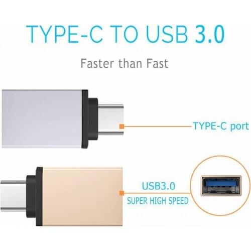 USB C OTG Adapter Type C to USB 3.0 Adapter Type-C Adapter For Macbook Pro Samsung A12 A32 A52 A72 S20 Type C USB Mobile Phones