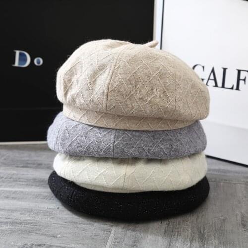 Berets Boina Mens Cap Womens Hats Fall Hats for Women 2021bonnets for Women Designer Autumn Winter Hat Male Vintage Painter Cap