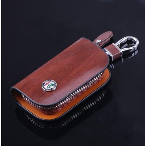 Suitable for Alfa Romeo Giulia key case Julia Juliet Stelvio car key case leather car key case protective cover