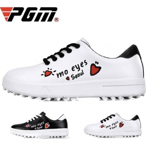 PGM Golf Childrens Shoes Waterproof Casual Sports Girls Sneakers Lace-Up Breathable Non-Slip XZ121 Wholesale