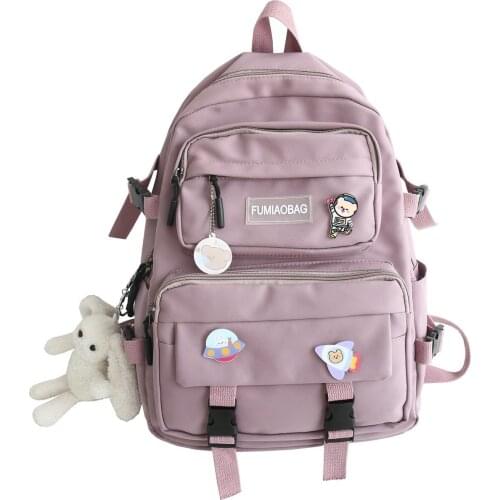 Teenage Women Travel Backpack Fashion Girls Waterproof Backbag For Boys Large Capacity School Bags Cute Student Bookbag Mochila