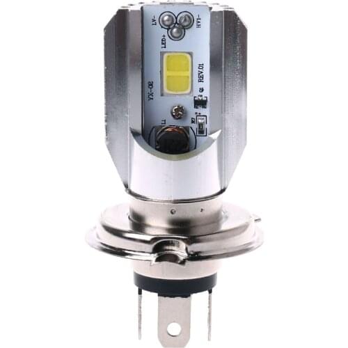 H4 LED Motorcycle Headlamp COB Bulb 12W Motorbike Headlight DC 6-80V