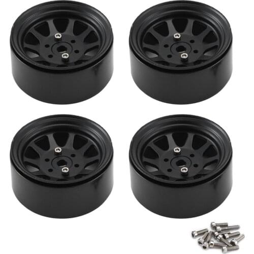 Metal Alloy 1.9 Beadlock Wheel Rims For Traxxas Axial 1:10 RC Crawler SCX10 AXI03007 90046 TRX4 Redcat GEN8