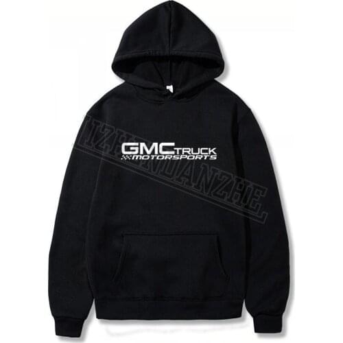 GMC TRUCK MOTORSPORTS logo Brand Mens car Hoodies Spring Autumn Male Casual Sweatshirts Men and women Sweatshirt Tops 0256