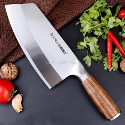 German Kitchen Cleaver Household Super Fast and Sharp Slicing Meat Cleaver Chef Special Knife Kitchen Stainless Steel Knives