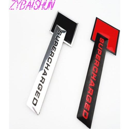 New 3D Metal Motorsport Supercharged Styling Car Emblems Stickers for Mazda 2 3 5 6 CX5 CX7 CX9 Atenza Axela