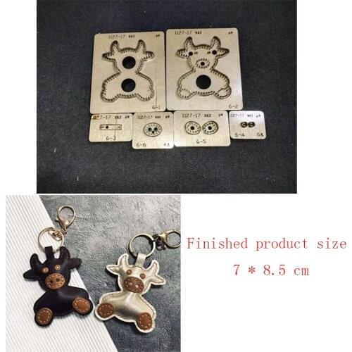 New Wooden Die Cutting Key Pendant Handmade Steel Suitable For Common Die-cutting Machines In The Market