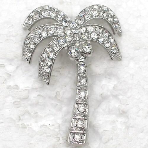 Wholesale Coconut palm brooch Rhinestone Pin brooches Pendant C101849