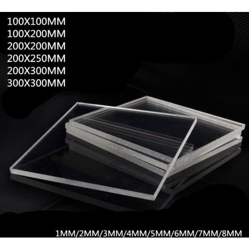 Plexiglass Transparent Acrylic Clear Perspex Sheet Cut Plastic Transparent Board Perspex Panel Durable Doors And Signage Decor