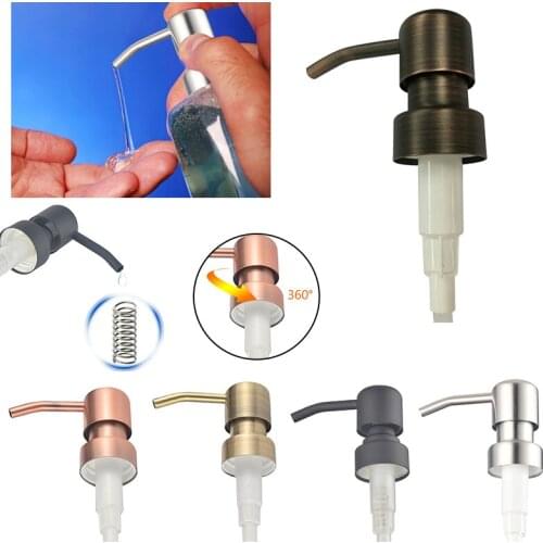 304 Stainless Steel Hand Soap Dispenser Nozzle For Bathroom Kitchen Foam Liquid Soap Dispenser Nozzle Accessories Soap Pump Tool