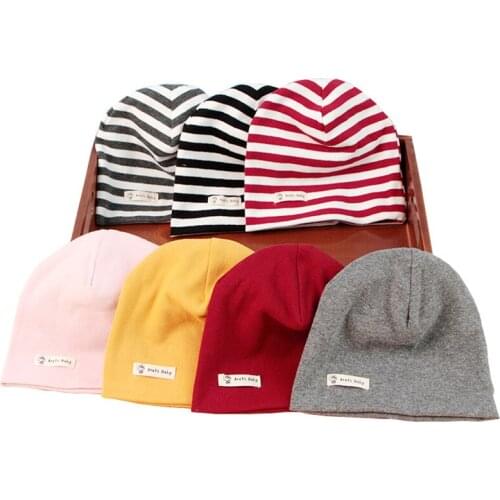 New Baby Street Dance Hip Hop Hat Cotton Spring Autumn Head Cover Scarf for Boy Girl Cap Winter Warm Solid Color Children Hat