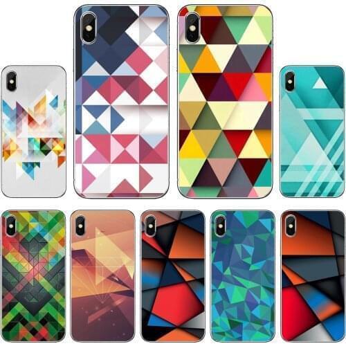 Triangle-Abstract-Geometry-Stone For Xiaomi mi Redmi Note 3 4 4X 5 6 7 8 8t 9 9s 9t 10 pro lite Silicone Case Cover