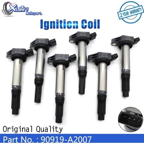 XUAN 90919A2007 Ignition Coil For TOYOTA 4RUNNER AVALON CAMRY COROLLA FJ CRUISER HIGHLANDER 2005-2019 90919-A2007