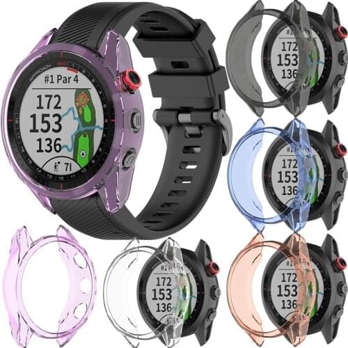 Ultra-Slim Protective Case for Garmin Approach S62 Smartwatch Sports Protector Cases Skin TPU Cover Shell Accessories Frame New