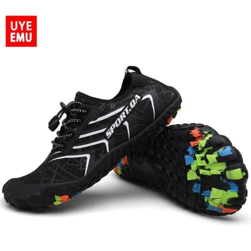 UYEEMU Outdoor Shoes Men And Women Quick-Drying 2021 Summer New Beach Hiking Non-Slip Gym Sports Fishing Wading Shoes Size 35-46