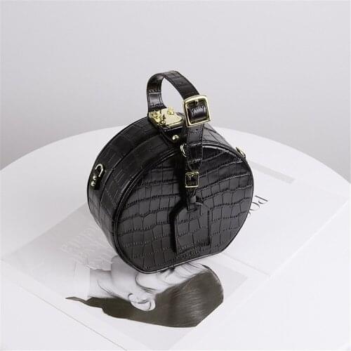 Famous Box Bag for Women Shoulder Bags Crocodile Pattern Genuine Leather Luxury designer Handbag Ladies Crossbody Bag 2019