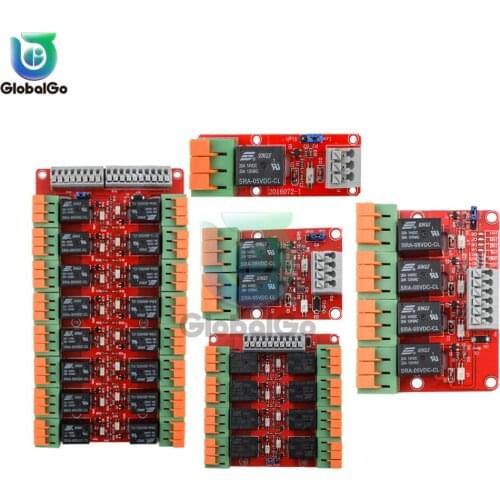 1/2/4/8/16 Channel 20A Relay Control Module High / Low Level 1ch 2ch 4ch 8ch 16ch Controller 5v for UNO R3 Raspberry Pi 3 B