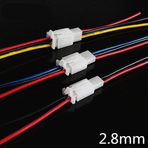 1PC 2.8mm Automotive Wire Connector Male Female 2.8 Cable Terminal Plug Kits Motorcycle Ebike Car