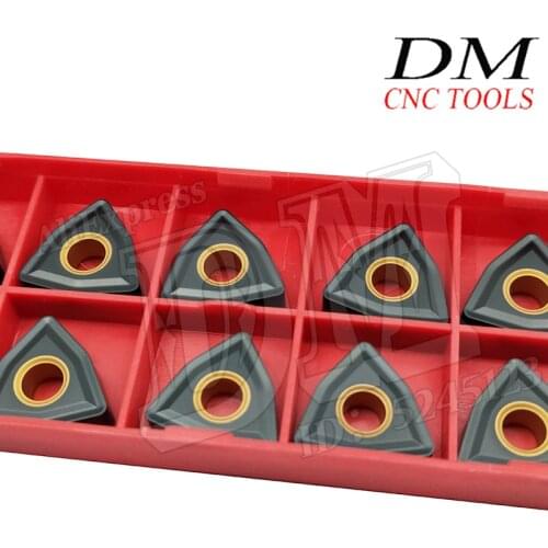 10pcs WNMG080412 LF3018 Peach-shaped Carbide Blade WNMG433 Indexable CNC Lathe Cutting Tool Accessories For Lathe