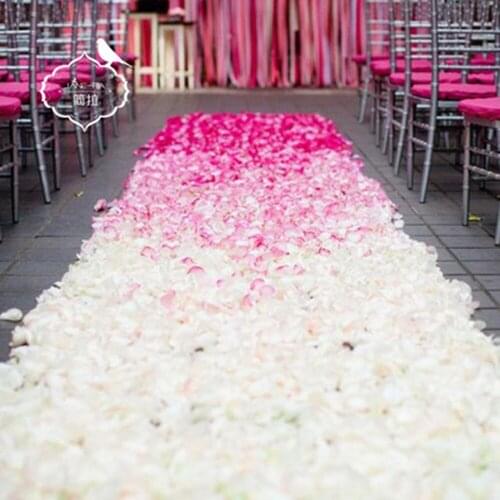 100PCS Various Colors Silk Flower Rose Petals For a Wedding Party Decorations Hot Sale Romantic Decoration HG0140
