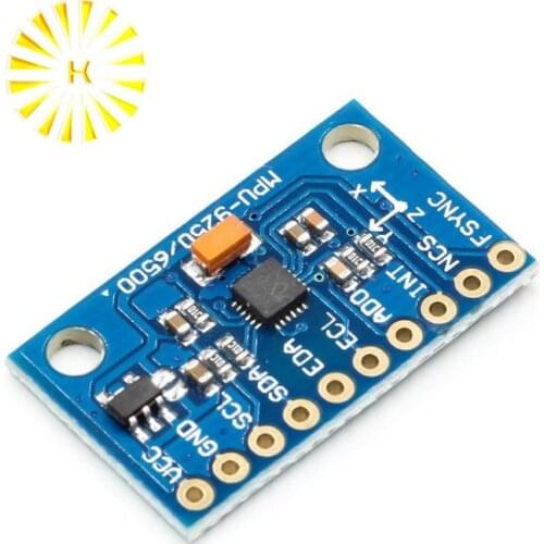 1Set IIC/I2C MPU-9255 MPU9255 Three-Axis Gyroscope+Accelerator+Magnetometer Sensor Board Module GY-9255 3-5V Power