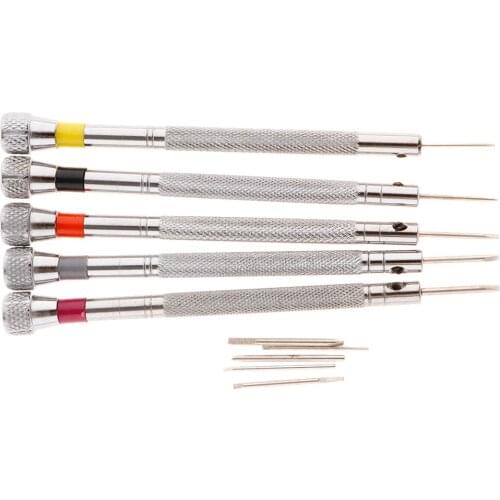 5pcs Screwdriver Eyeglasses Watch Jewelry Watchmaker Repair Tools Precision