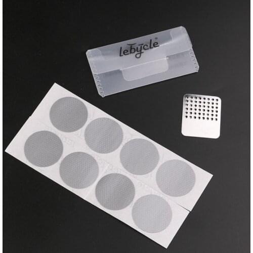 8Pcs/Lot 25mm Mountain/Road Bike Glue-free Tire Tyre Rubber Patch Piece Repair Tools Kits For Cycling Bike Film/Tire Maintenance