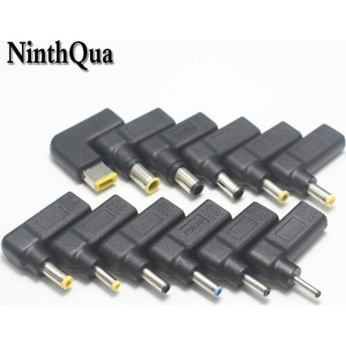 Laptop Power Adapter Connector Dc Plug USB Type C Female to Universal Male Jack Converter for Lenovo for Asus Notebook Charger