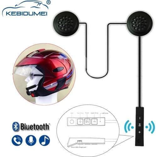 Motorcycle Wireless Bluetooth Helmet Headset Hands-free Telephone Call Kit Stereo Anti-interference BT11 Headset