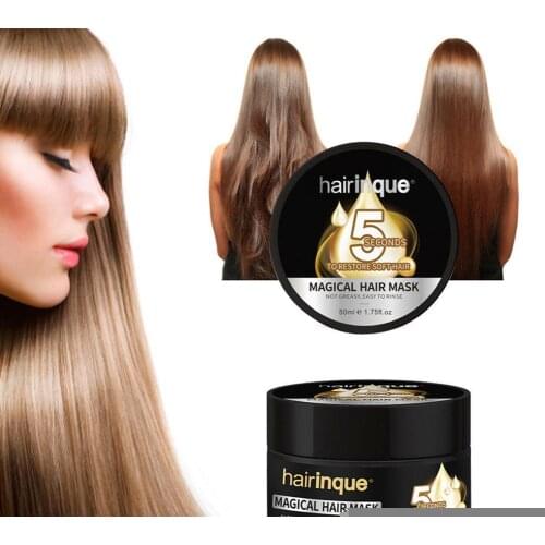 50ml Brazilian Treatment Hair Mask Repairs Damage Restore Soft Good Or All Hair Restore Soft Hair Care Mask For Girls