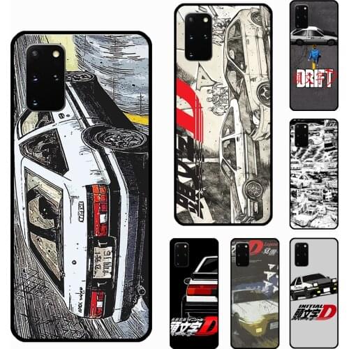 Initial D Car Case For Samsung Galaxy Note 20 Ultra S20 FE S8 S9 S10 Plus Note 10 Plus S21 Ultra Cover