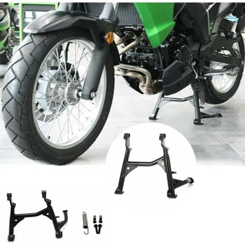 Motorcycle Black Centerstand Center Kickstand Foot Side Stand Support for Kawasaki Versys X300 Moto Accessories