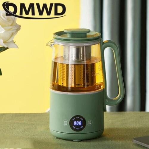 DMWD Household Mini Health Preserving Pots Electric Kettle ceramics water Heating Cup milk heating porridge cup Slow stew cooker