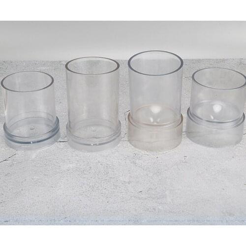 Home dec 7.5cm DIY candle making mold steeple top candle form velas multi size cylindrical moulds diy lz0404