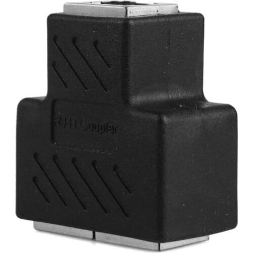 Hot RJ11 6P6C 6P4C 6P2C Female To Female 1 to 2 Splitter PCB Connection Outlet Telephone Cable Adapter