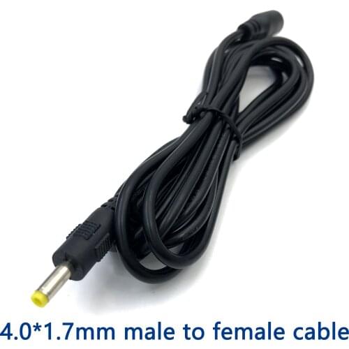 Power supply DC 4.0mm x 1.7mm Female to 4.0mm x 1.7mm Male Plug Cable adapter extension cord 2M 1.5M Power extension cord