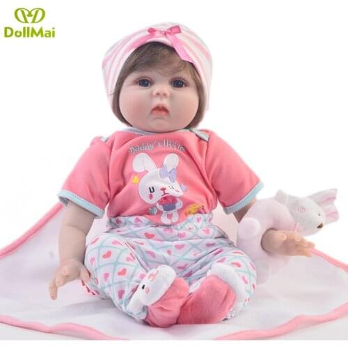 Reborn Doll toys 22inch bebes reborn menina silicone reborn baby girl dolls best children gift toy dolls