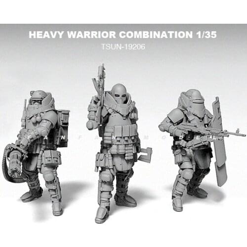 1/35 Resin Figure Kits Of Russian Modern Anti-terrorist Force Resin Soldier Tsun-19206