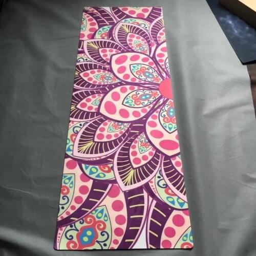 Natural Rubber eco-friendly slip-resistant Hot Yoga best yoga mat Fitness rubber mat high quality with beautifual pattern