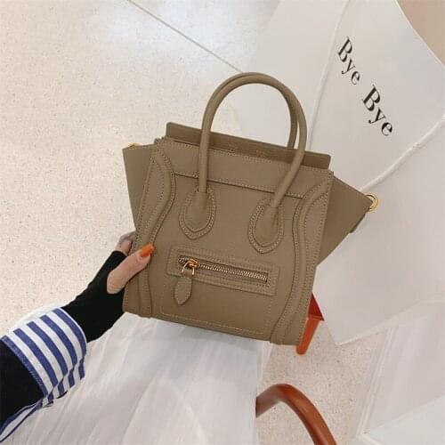 2021 New Solid-Color Soft Face Smiling Face Bag Classic Designer One-Shoulder Cross-Body Bag Fashion Versatile High-End
