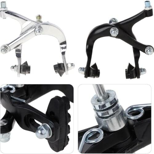 New 1PC Bicycle Brake Caliper Front Aluminum Alloy Road Bike MTB Long Arm Anodized Fixed