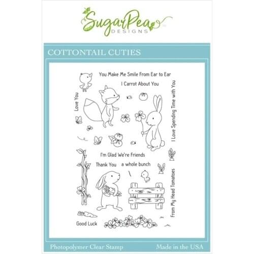 New design Fox and rabbit Metal Cutting Dies and Stamps for Scrapbooking Steel Craft Die Cut Embossing Paper Card